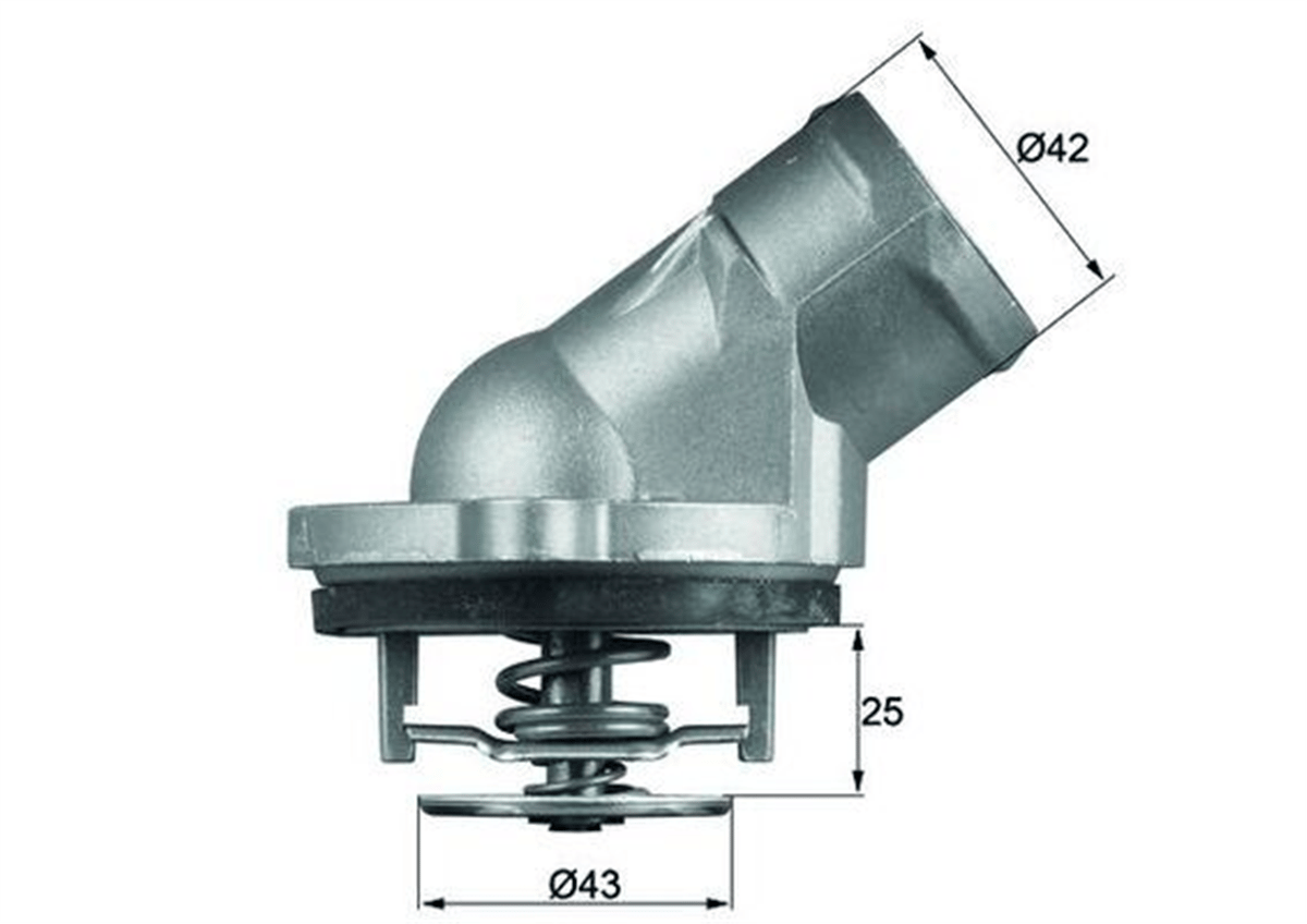 BEHR-T TI4587D - Termostat - Mercedes 210-211-220-163