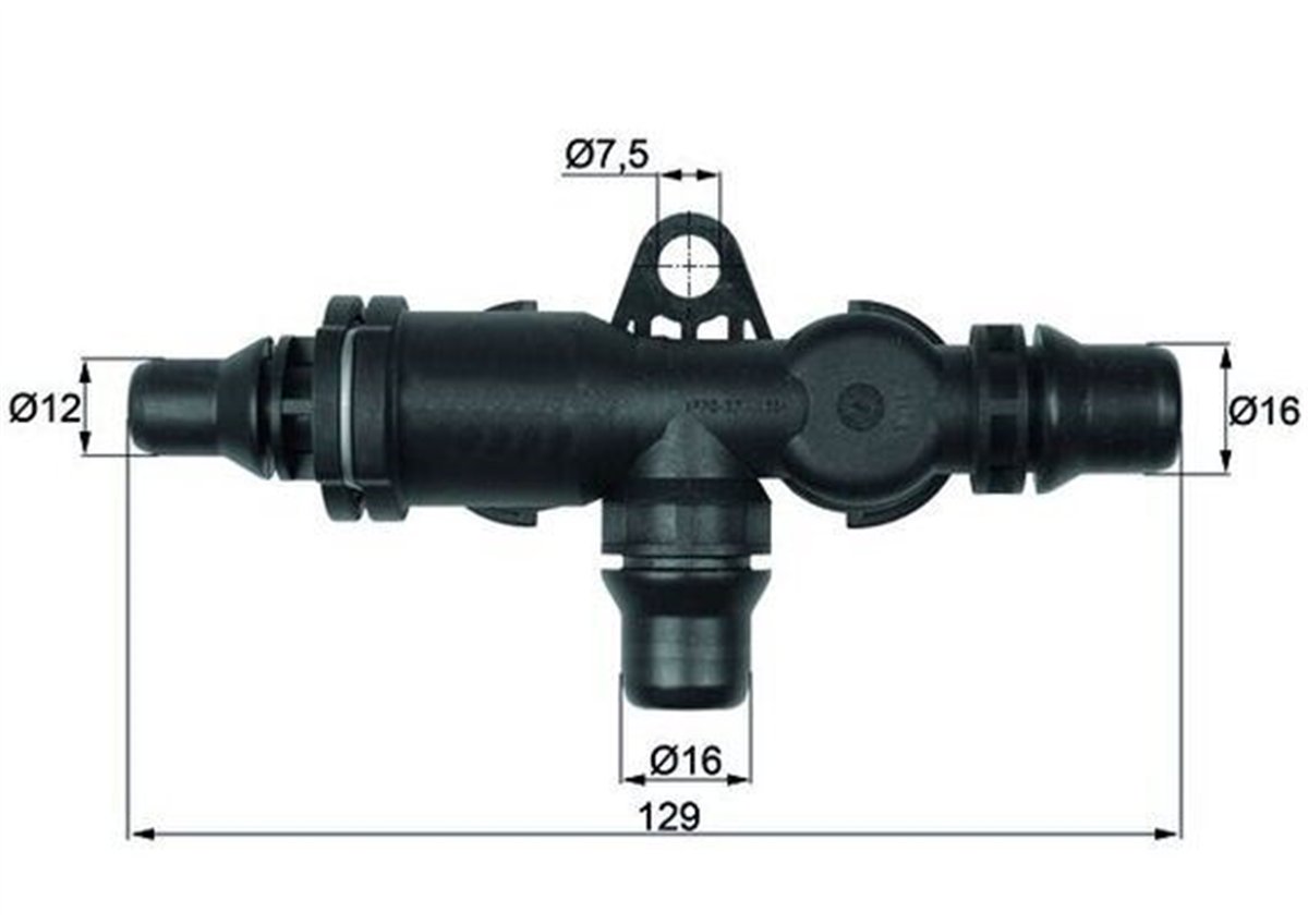 BEHR-T TO482 - Termostat - Bmw X5 E53