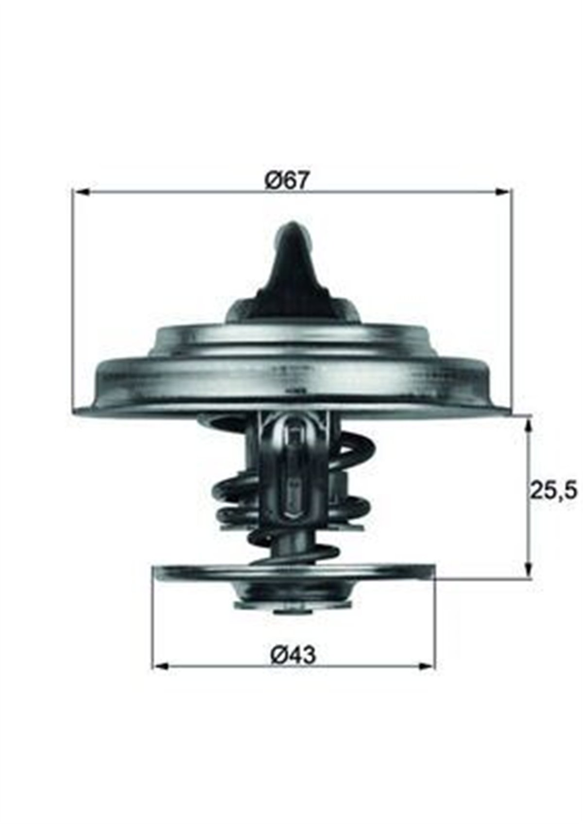 BEHR-T TX1887D - Termostat - Mercedes 124-201-463-123/korando/musso/rexton