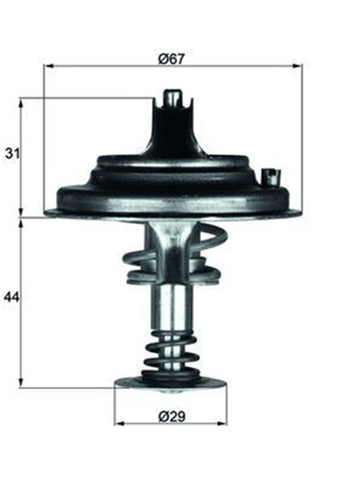 BEHR-T TX2680D - Termostat - Mercedes A1162000315 A0042033975