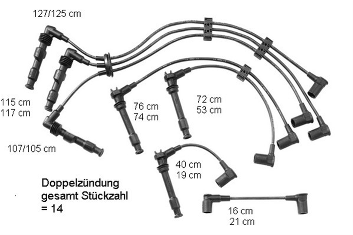 BERU ZEF601 - Buji Kablosu - Vw 911