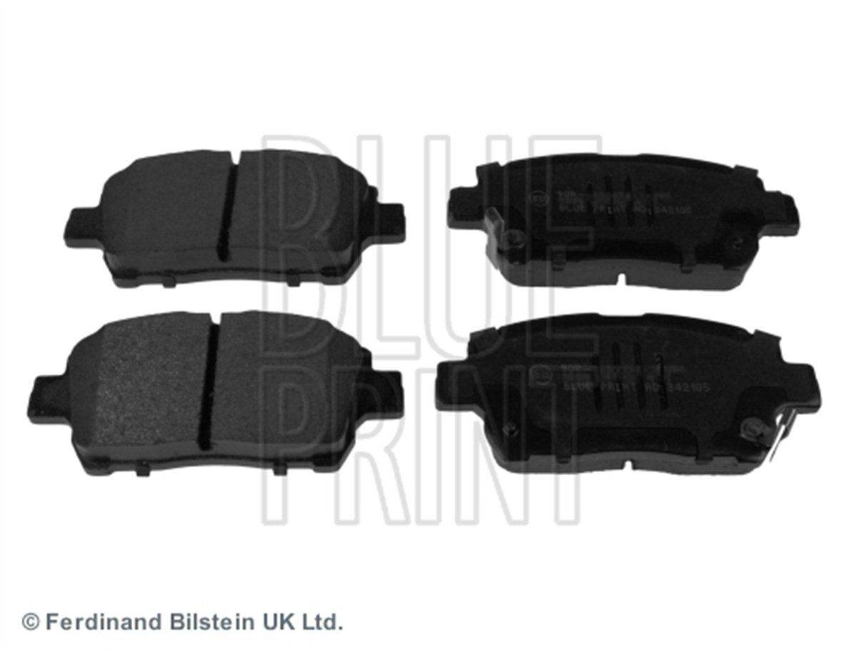 BLUE PRINT ADT342105 - Fren Balatasi Ön - Japon Yaris (p1) (+abs) : Verso (e12) 1.6 02-03 : Prius (w2) 03-09