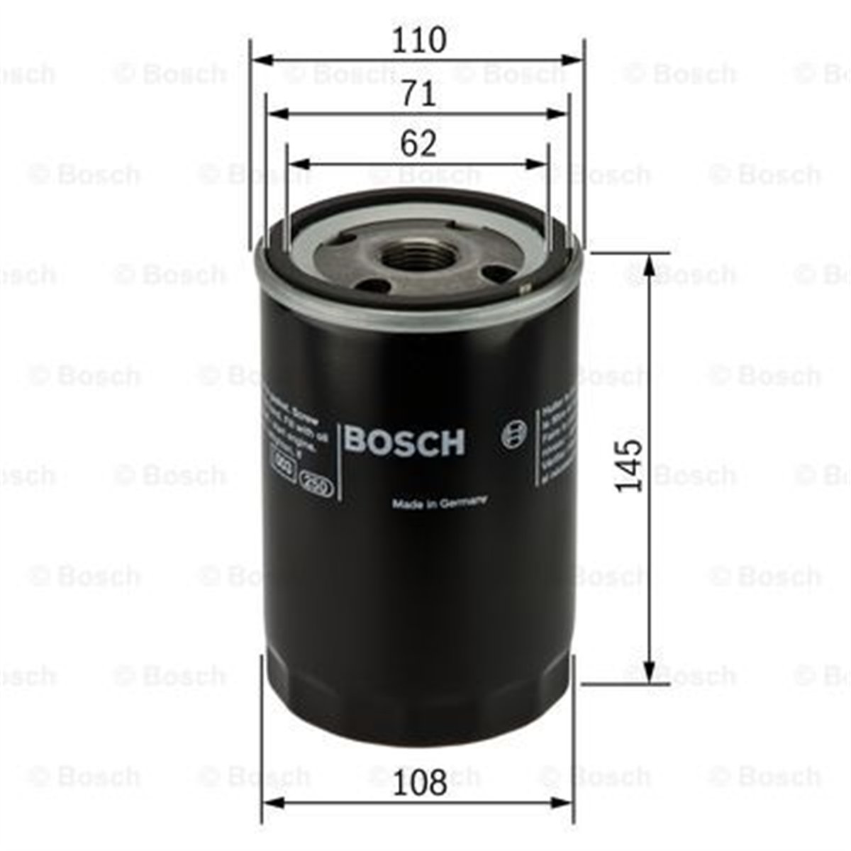 BOSCH 0451203201 - Yag Filtresi - Fiat Ducato/boxer/master