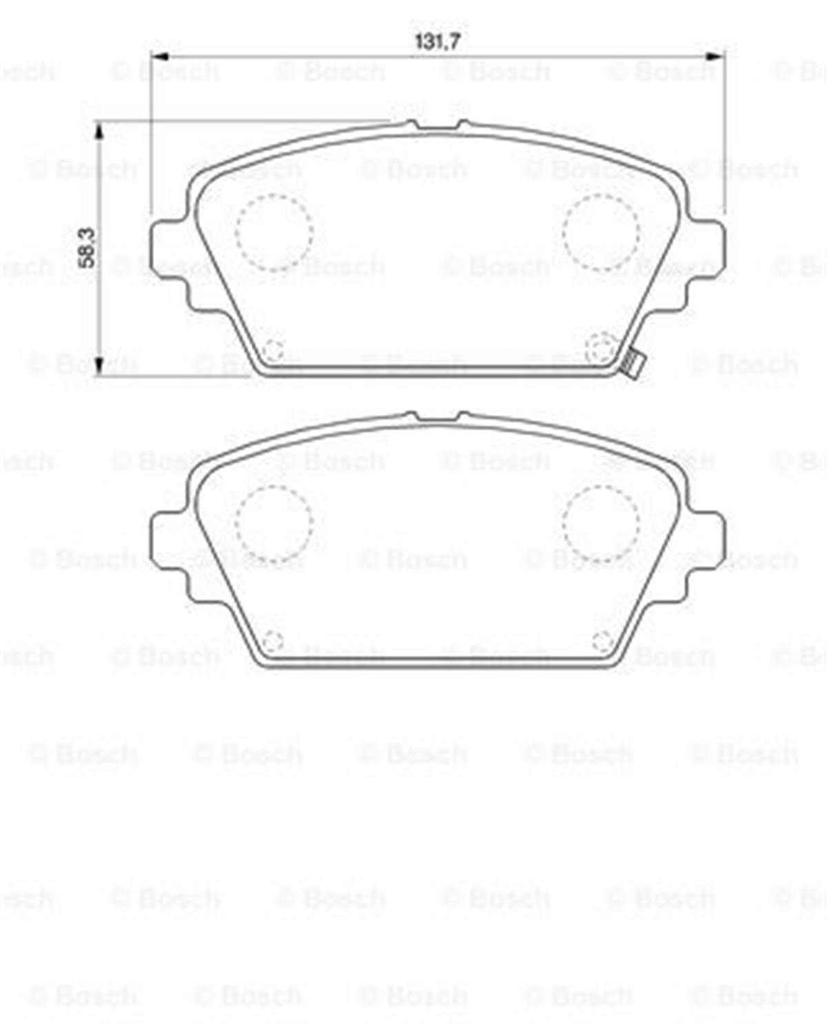 BOSCH 0986424663 - Fren Balatasi Ön - Japon Accord (cg) Euro : Primera (p12) 02-07