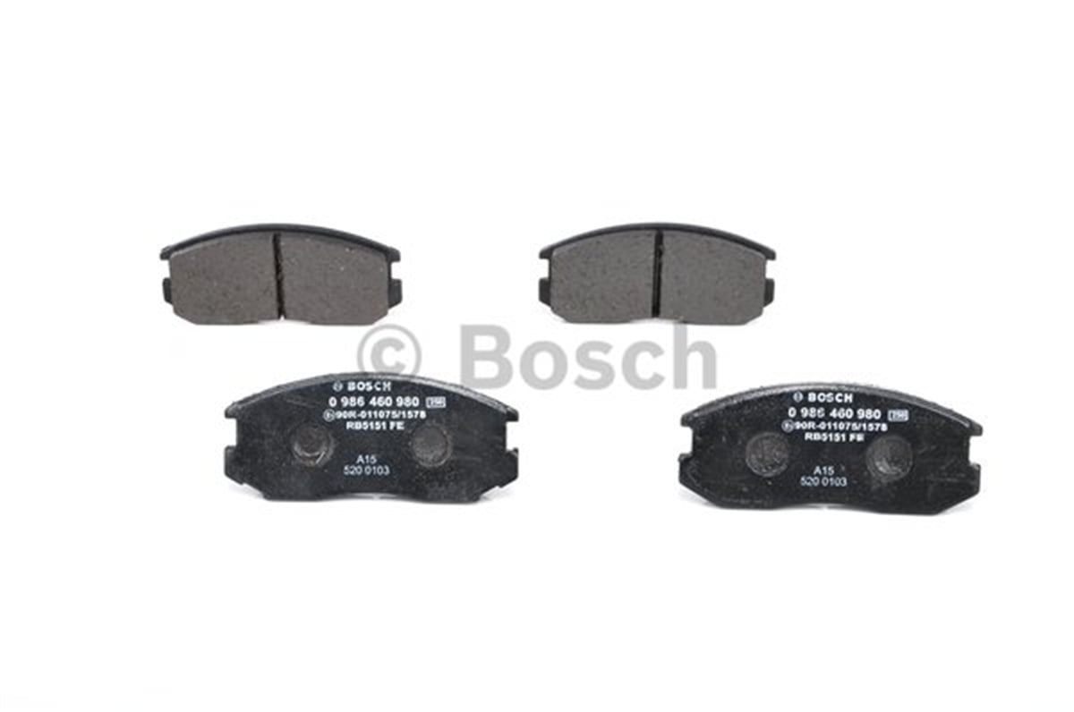 BOSCH 0986460980 - Fren Balatasi Ön - Japon Terios (j1) : Terios (j2) 06-13 : Lancer (c62) 91-92