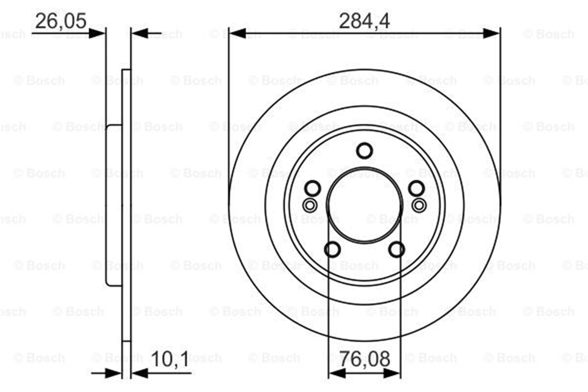 BOSCH 0986479A47 - Fren Diski - Kore 