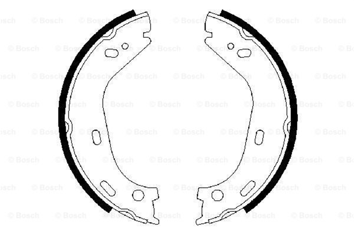 BOSCH 0986487126 - El Fren Balatasi - Mercedes 115-123-126