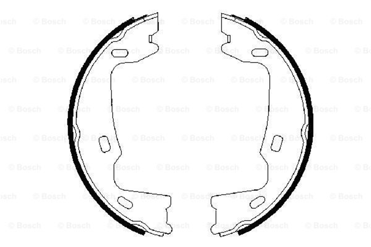 BOSCH 0986487214 - El Fren Balatasi - Opel Astra F Vectra A Omega A Omega B