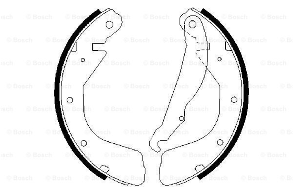 BOSCH 0986487264 - Fren Balatasi Arka - Opel Vectra A Astra F Corsa C
