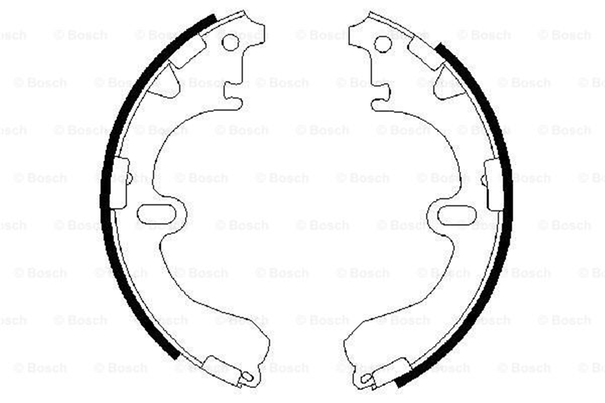 BOSCH 0986487422 - Fren Balatasi Arka - Japon Corolla (e9, E10, E11)