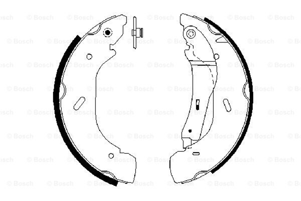 BOSCH 0986487612 - Fren Balatasi Arka - Ford Transit V-184