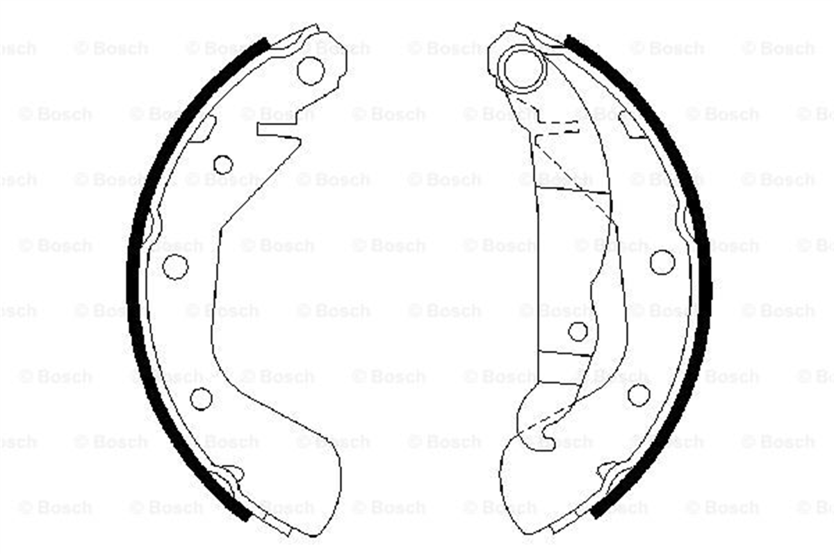 BOSCH 0986487613 - Pabucbalatavefrenkampanasi - Opel 