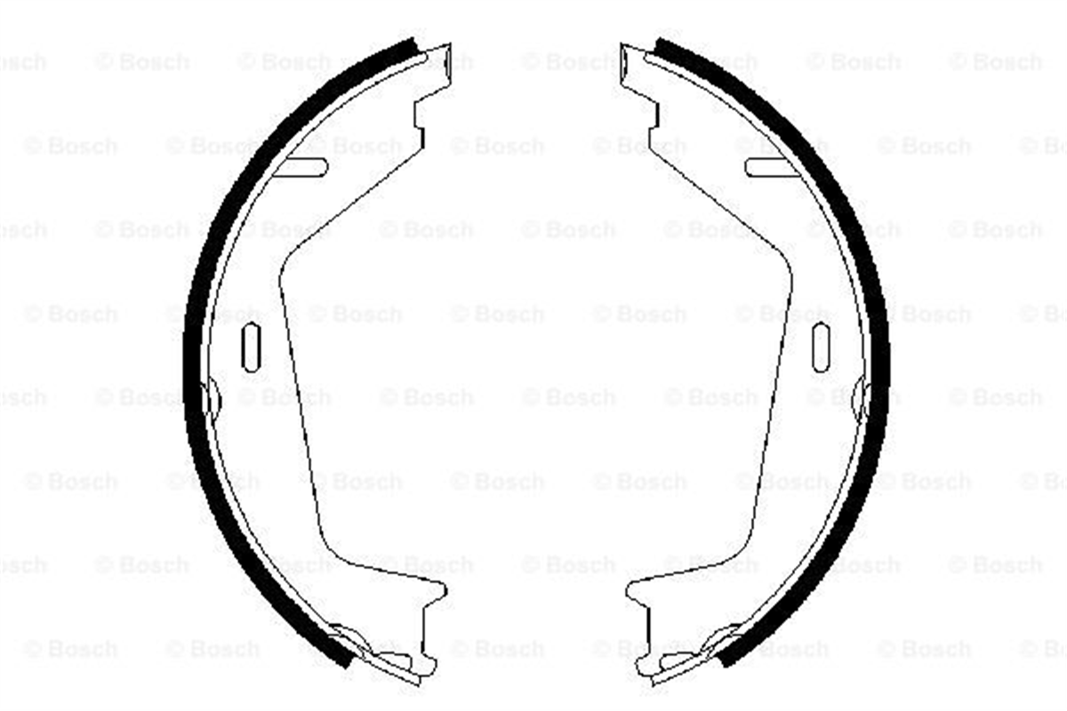 BOSCH 0986487623 - Fren Balatasi Arka - Volvo Volvo S60/s80/v70/xc70
