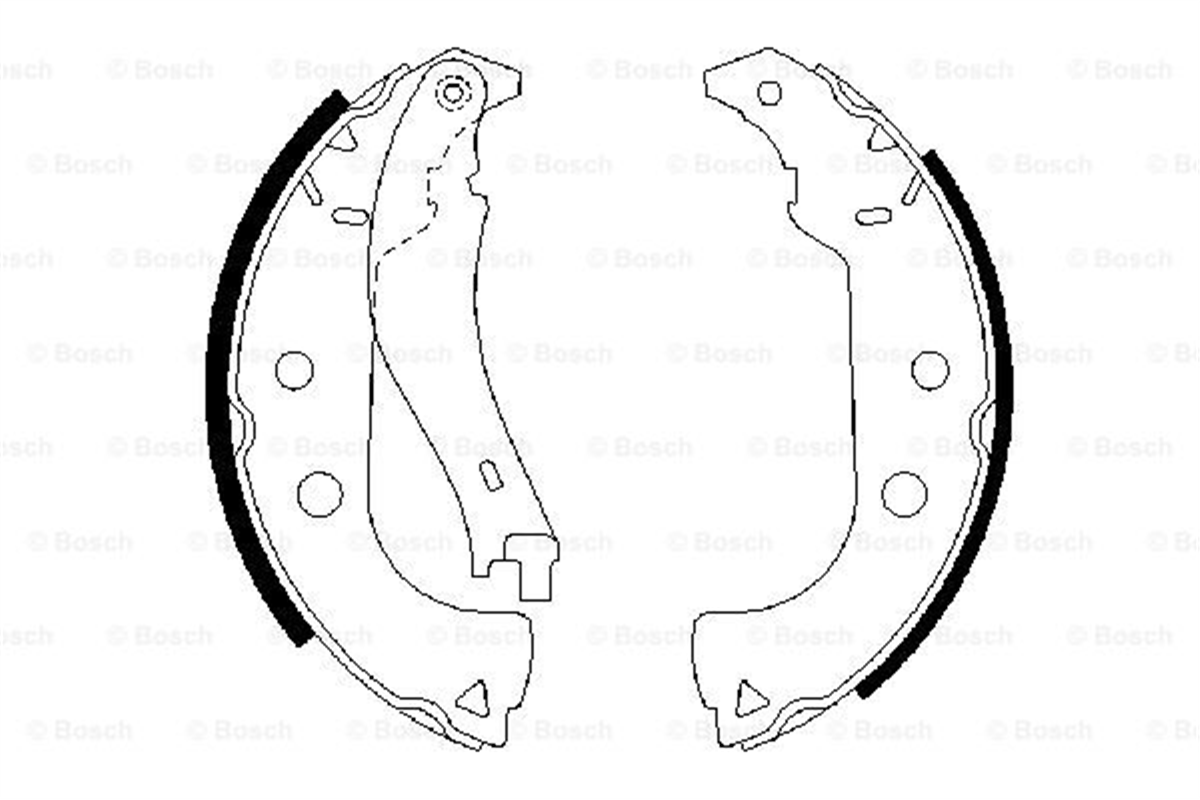 BOSCH 0986487629 - Fren Balatasi Arka - Fiat Palio-albea