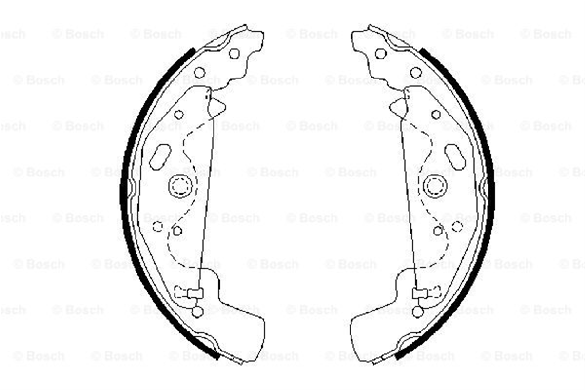 BOSCH 0986487643 - Fren Balatasi Arka - Bmw Freelander 1