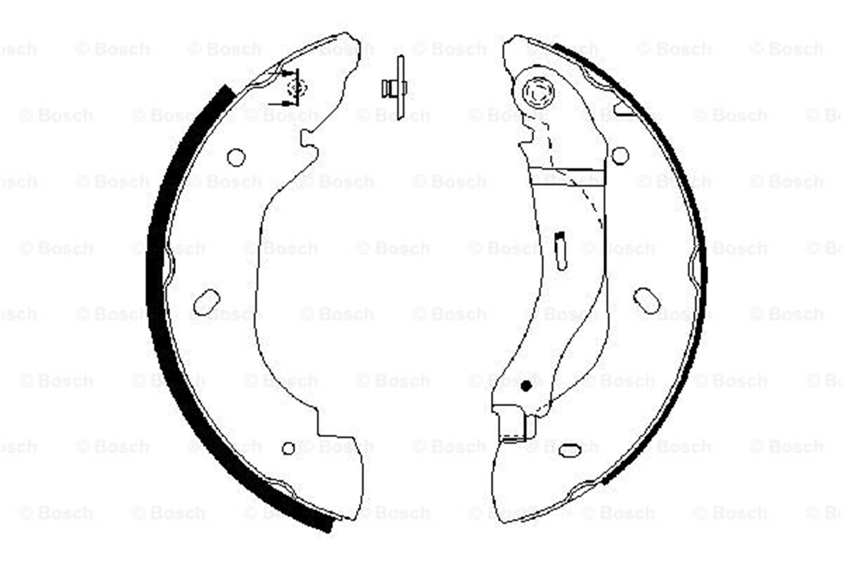 BOSCH 0986487660 - Fren Balatasi Arka - Ford Transit V-184