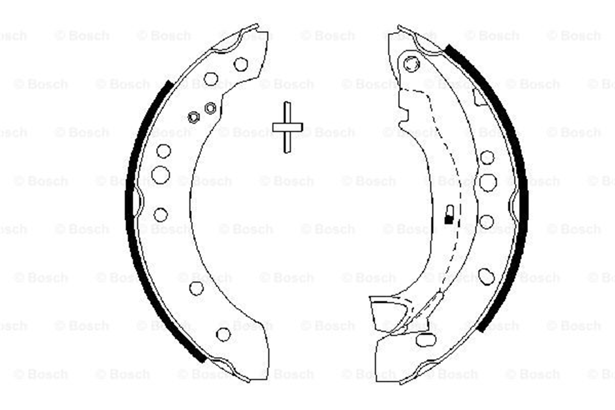 BOSCH 0986487664 - Fren Balatasi Arka - Psa C2/c3