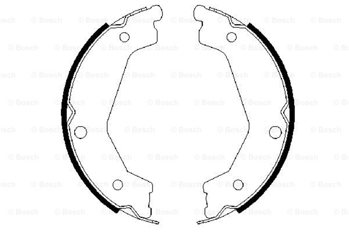 BOSCH 0986487708 - El Fren Balatasi - Kore Sorento