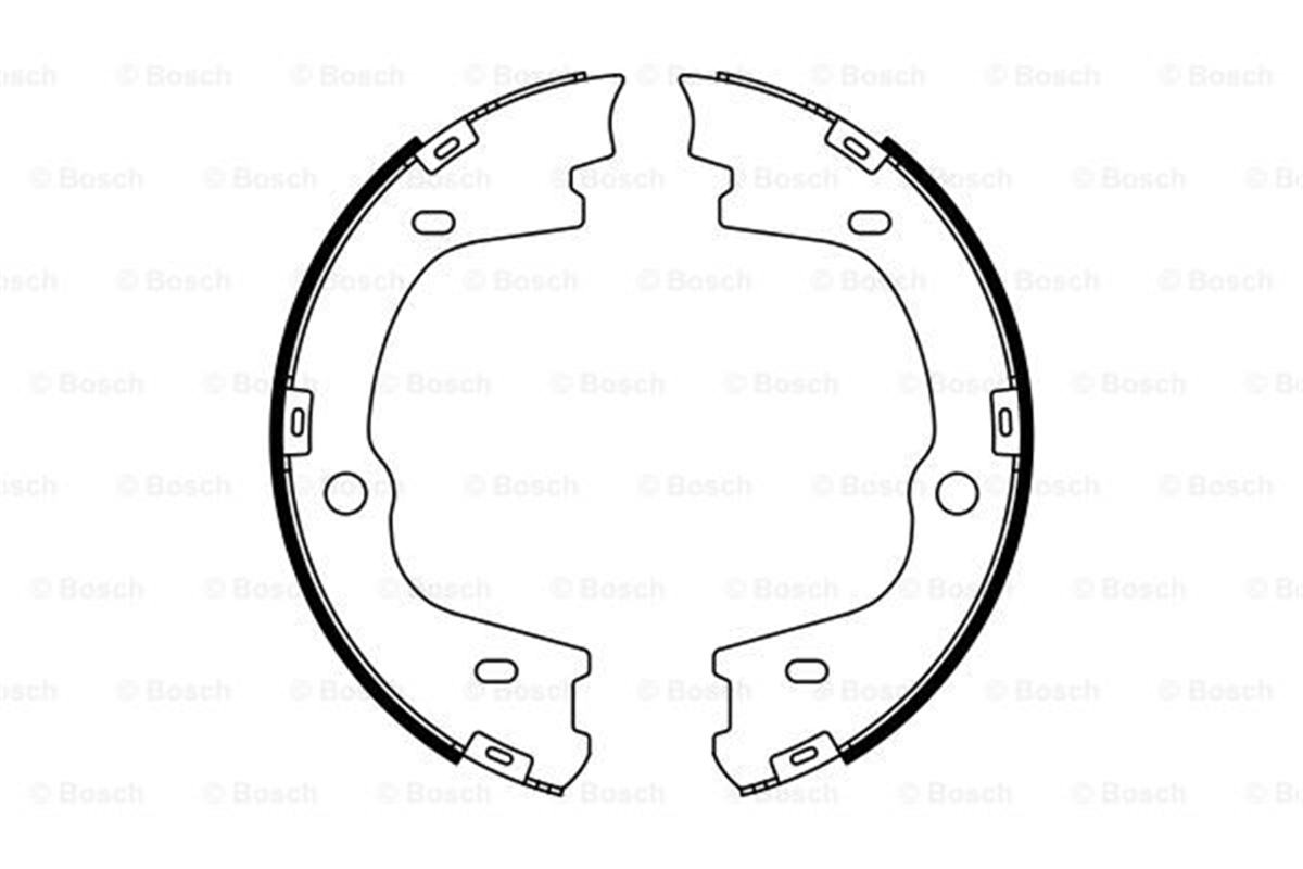 BOSCH 0986487778 - Fren Balatasi Arka - Kore H1/ix55