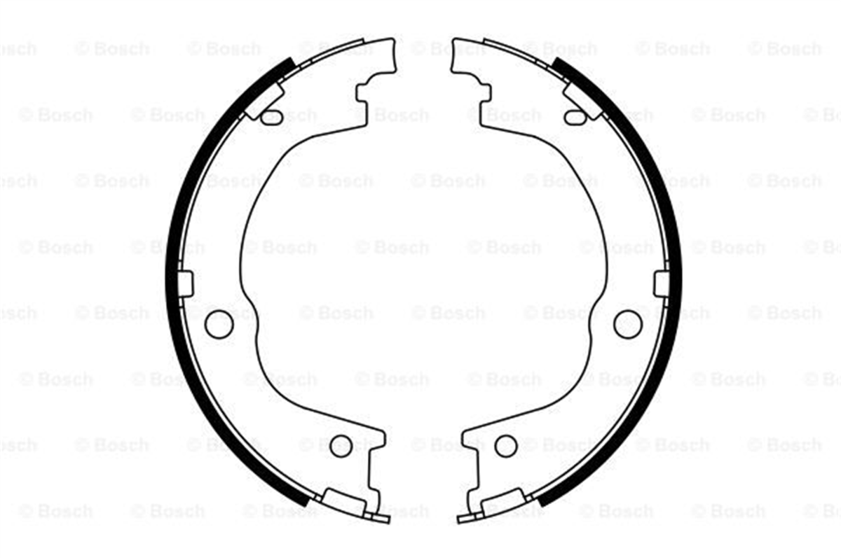 BOSCH 0986487780 - Fren Balatasi Arka - Kore Starex/santafe 06-