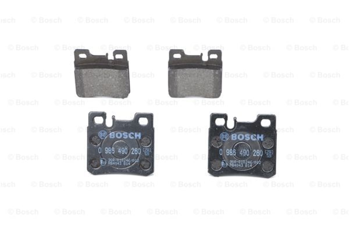 BOSCH 0986490260 - Fren Balatasi Arka - Mercedes W210-202-124-129