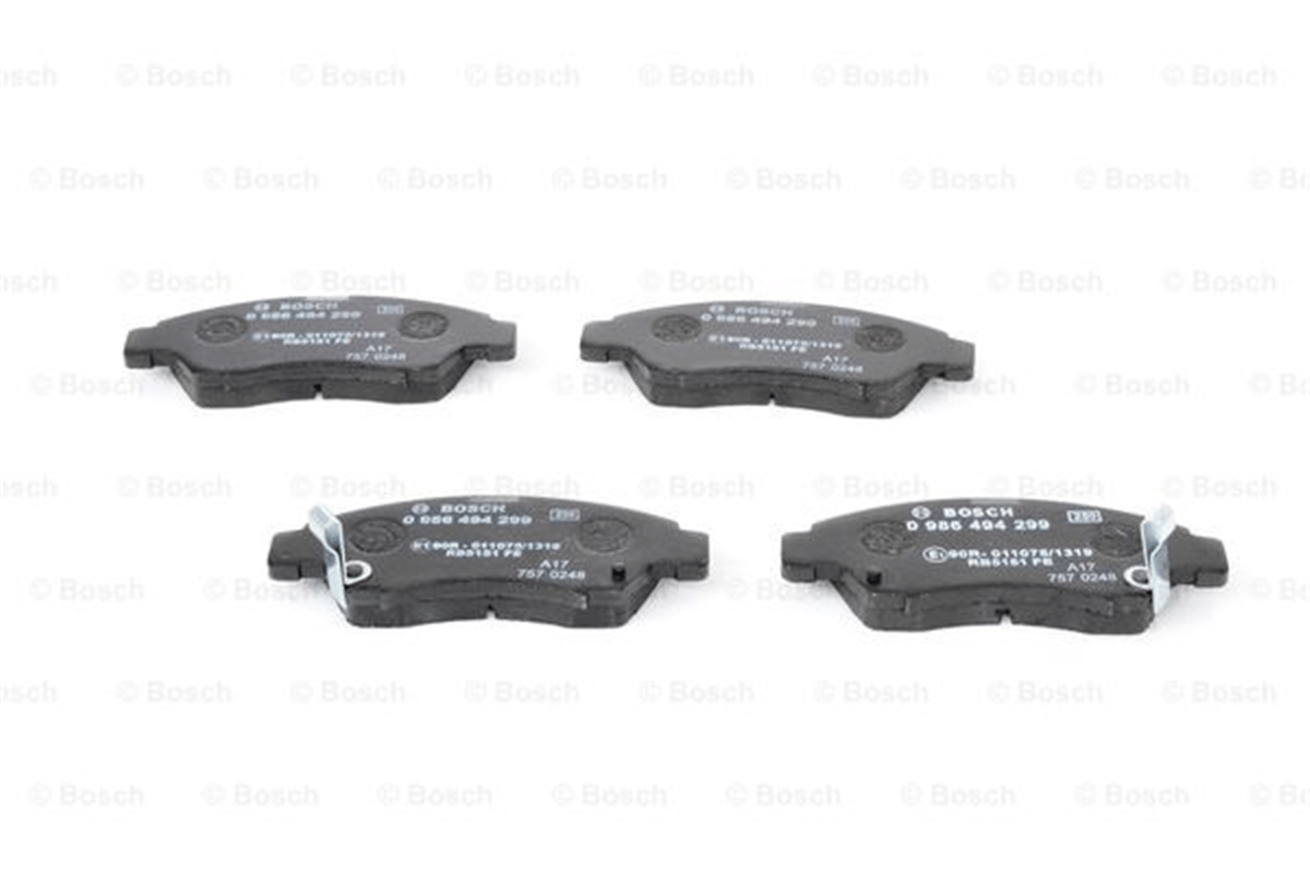 BOSCH 0986494299 - Fren Balatasi Ön - Japon Civic (eg, Eh) : Civic (ej, El) 1.4 96-00 : Jazz (gd) 02-08 : City (ge) 06-08
