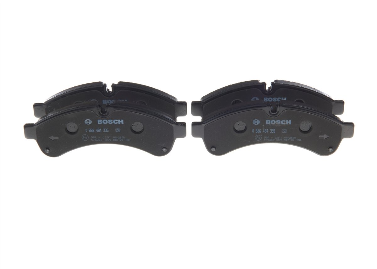 BOSCH 0986494335 - Fren Balatasi Arka - Fiat Iveco: Daly Iv- Otokar Magirus Ym
