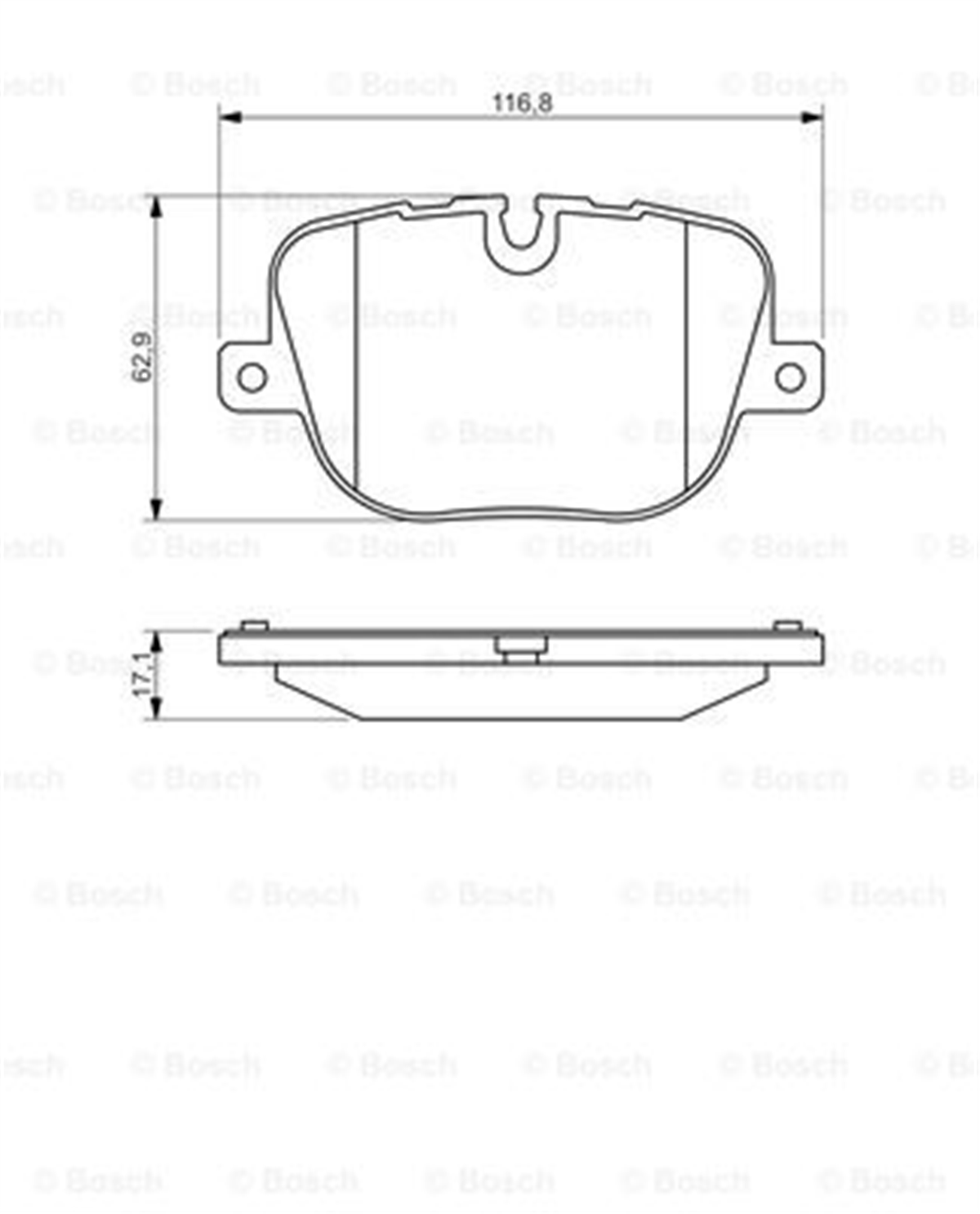 BOSCH 0986494409 - Fren Balatasi Arka - Bmw Land Rover Range Rover Sport - Iii