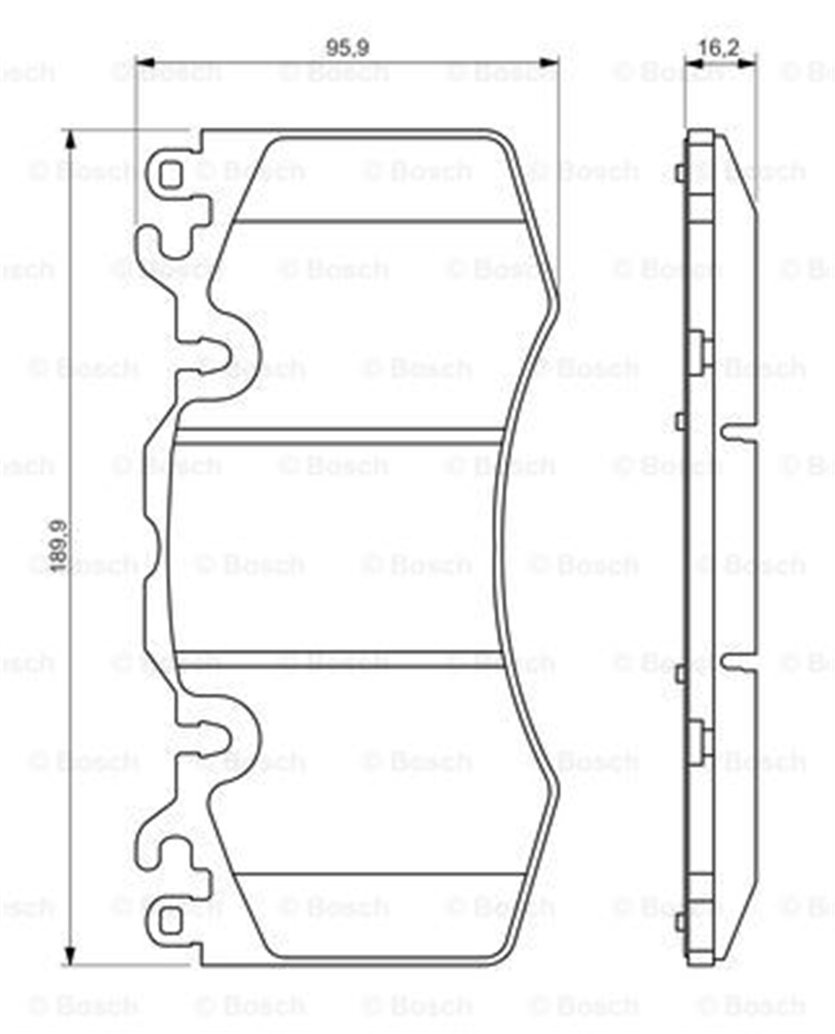 BOSCH 0986494440 - Fren Balatasi Ön - Bmw Land Rover Range Rover Discovery Iii-iv Sport