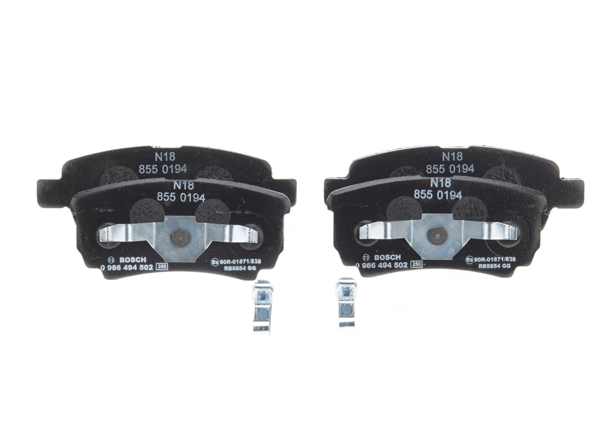 BOSCH 0986494502 - Fren Balatasi Arka - Japon Lancer (cs) : Lancer (cy) 08- : Outlander (cu) 03-06