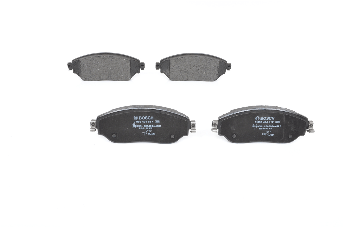 BOSCH 0986494817 - Fren Balatasi Ön - Renault Trafic Iii/vivaro B/nissan Nv300