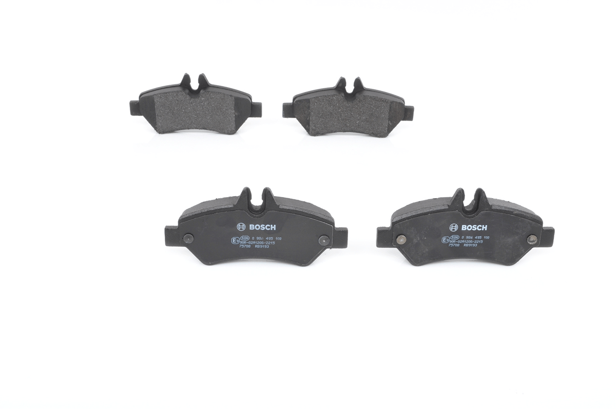 BOSCH 0986495100 - Fren Balatasi Arka - Mercedes W906 Sprinter-crafter