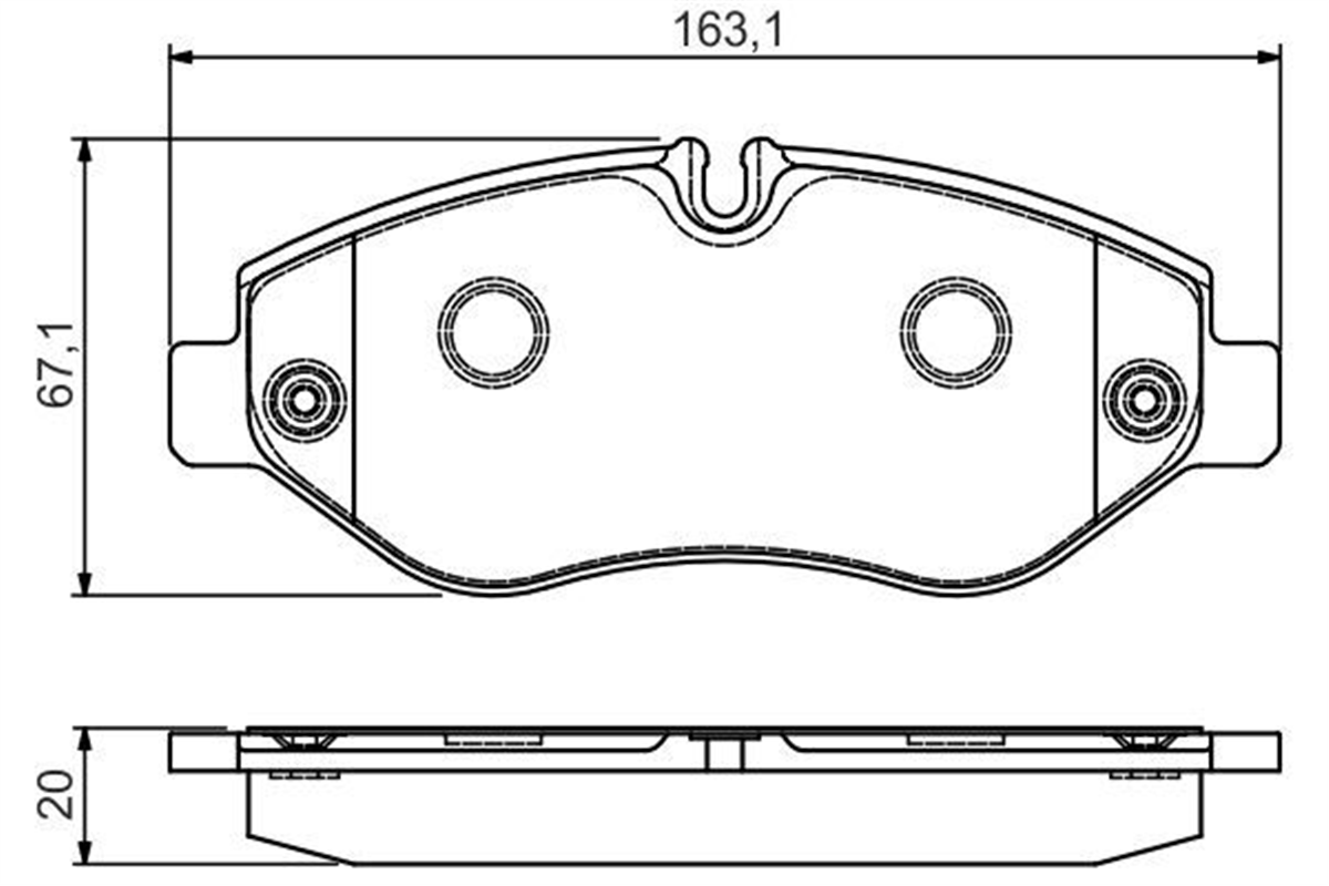 BOSCH 0986495113 - Fren Balatasi Ön - Fiat Daily Iii/iv/v