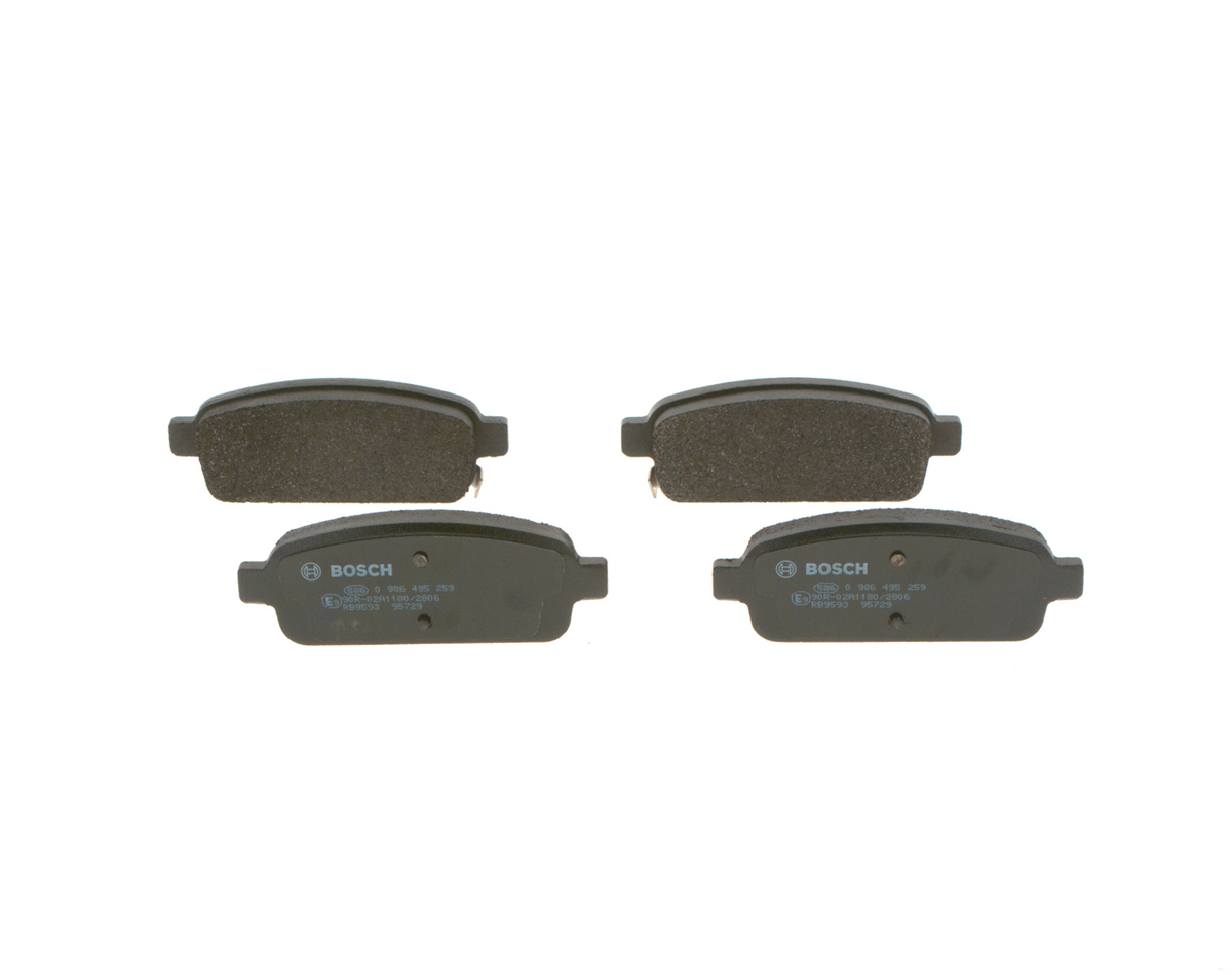 BOSCH 0986495259 - Fren Balatasi Arka - Opel Astra J Mokka Cruze Aveo T300 Zafira C Trax