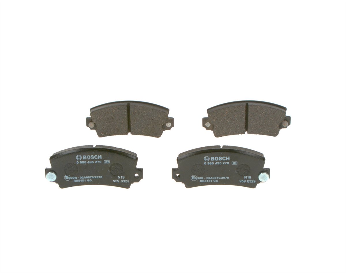 BOSCH 0986495270 - Fren Balatasi Ön - Renault Renault 12/dacia Solenza