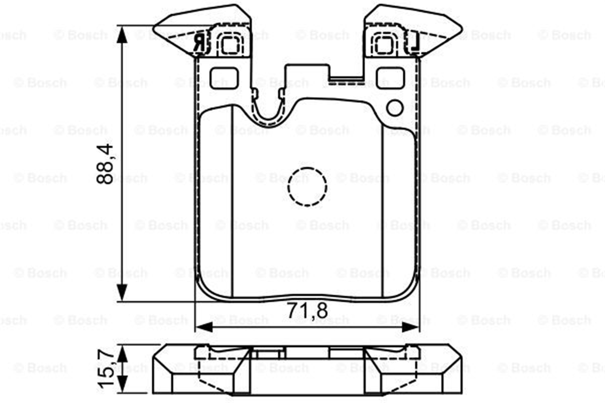 BOSCH 0986495335 - Fren Balatasi Arka - Bmw F20-f21-f22-f23-f30-f31-f34-4f32-f33-f36 ( M )