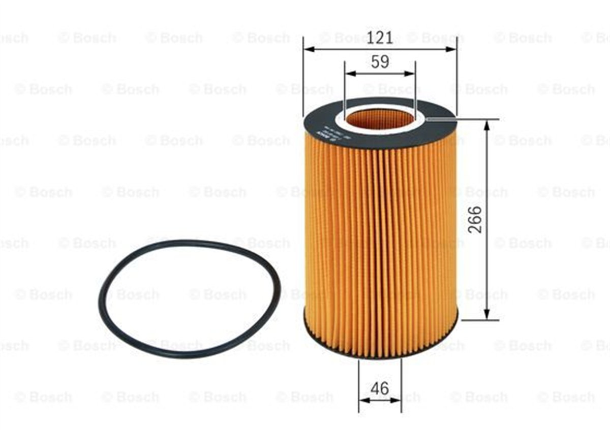 BOSCH 09864B7051 - Yag Filtresi - Volvo 