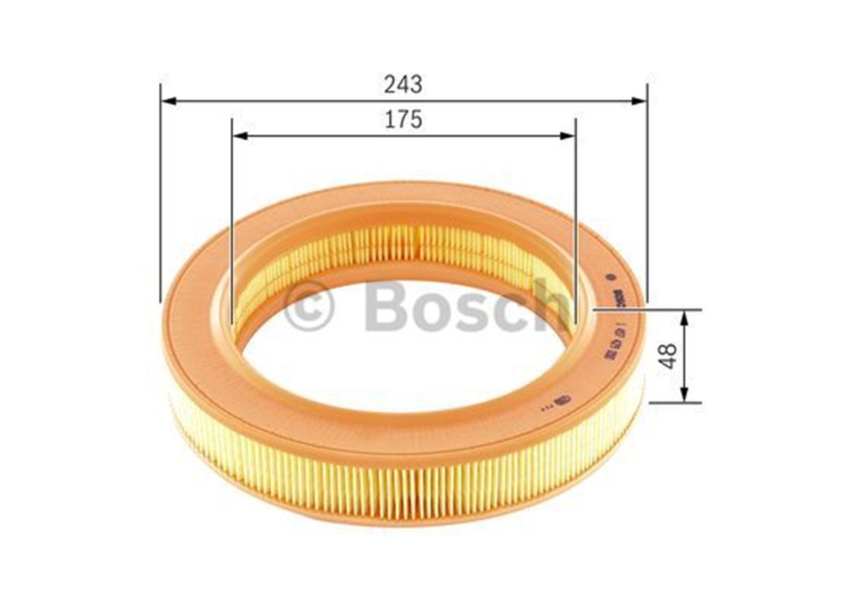 BOSCH 1457429050 - Hava Filtresi - Opel 