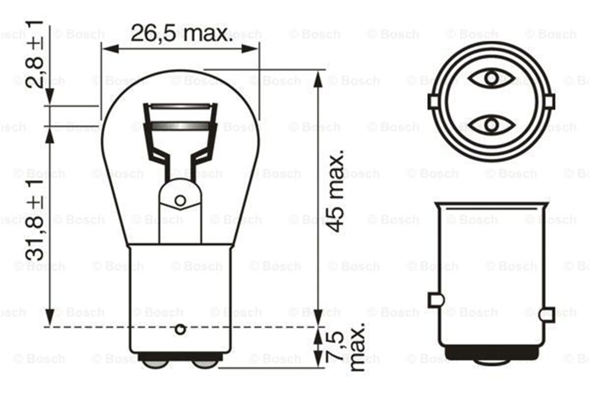 BOSCH 1987301016 - Ampül - Uni Bm