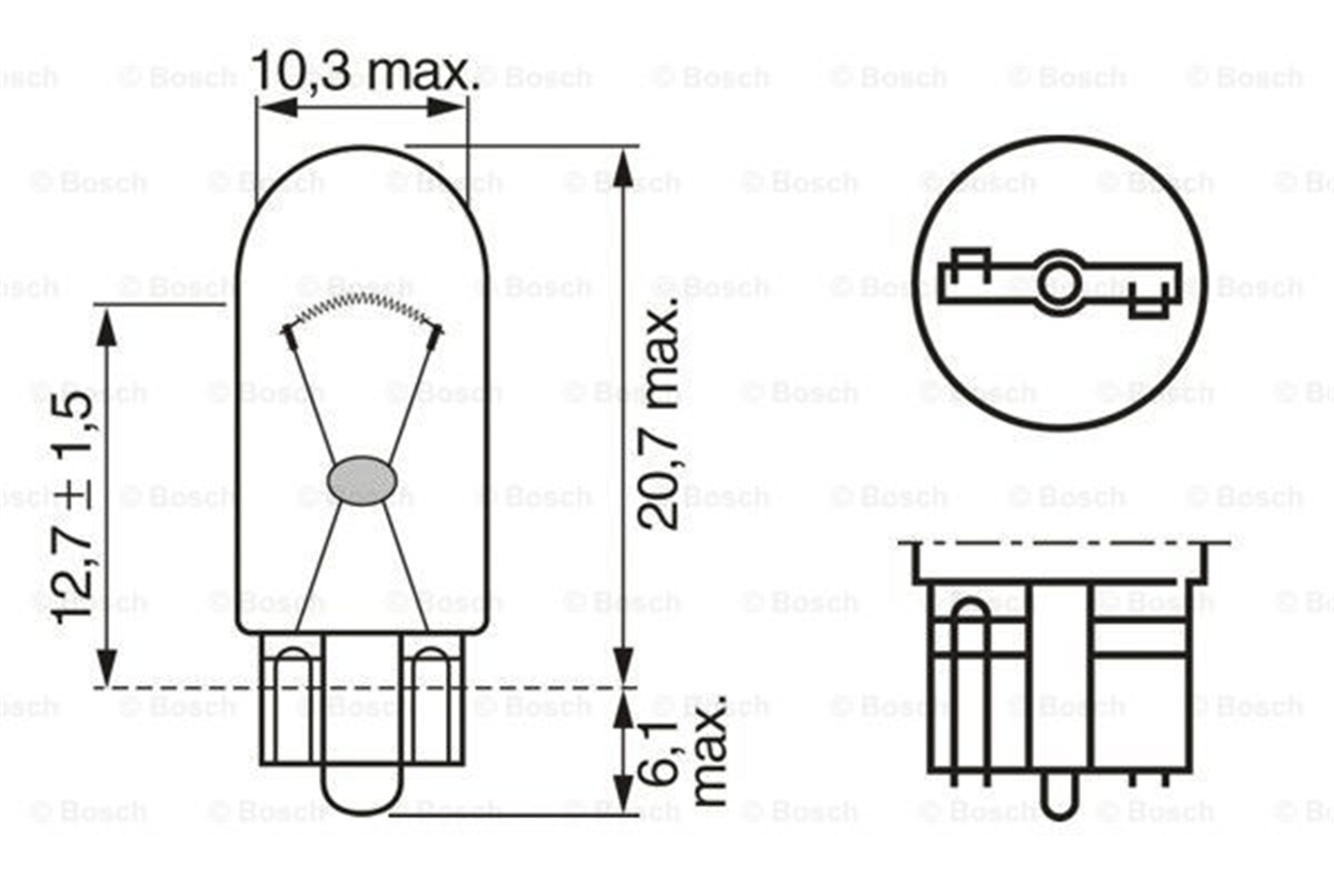 BOSCH 1987301028 - Ampül - Uni Universal