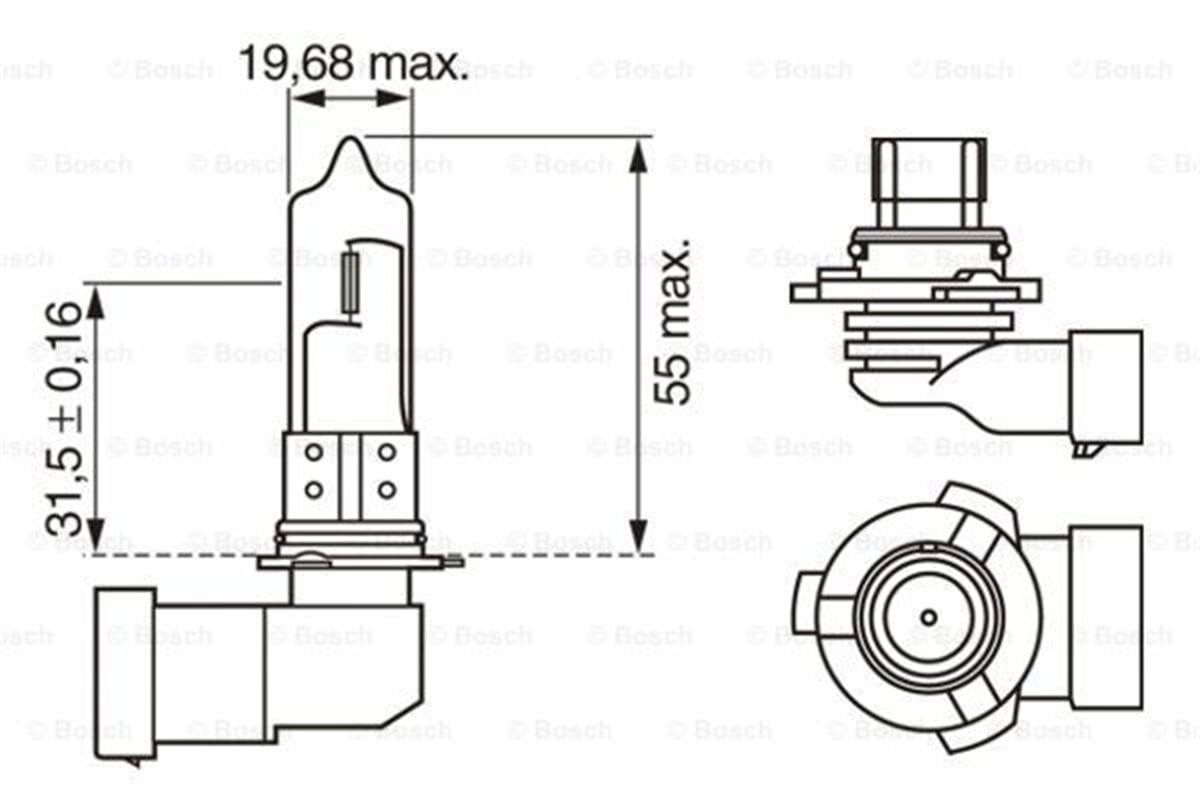 BOSCH 1987301062 - Ampül - Uni Bm