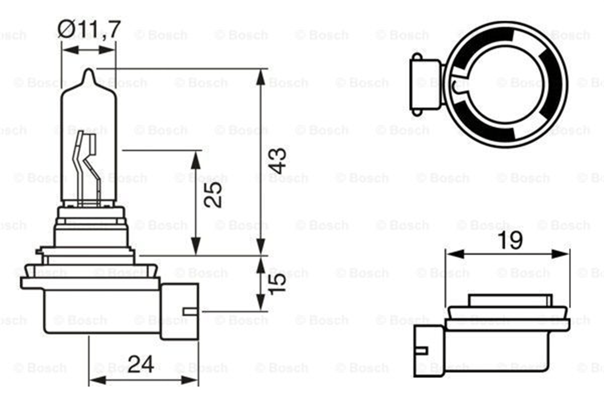 BOSCH 1987302082 - Ampul - Uni Universal