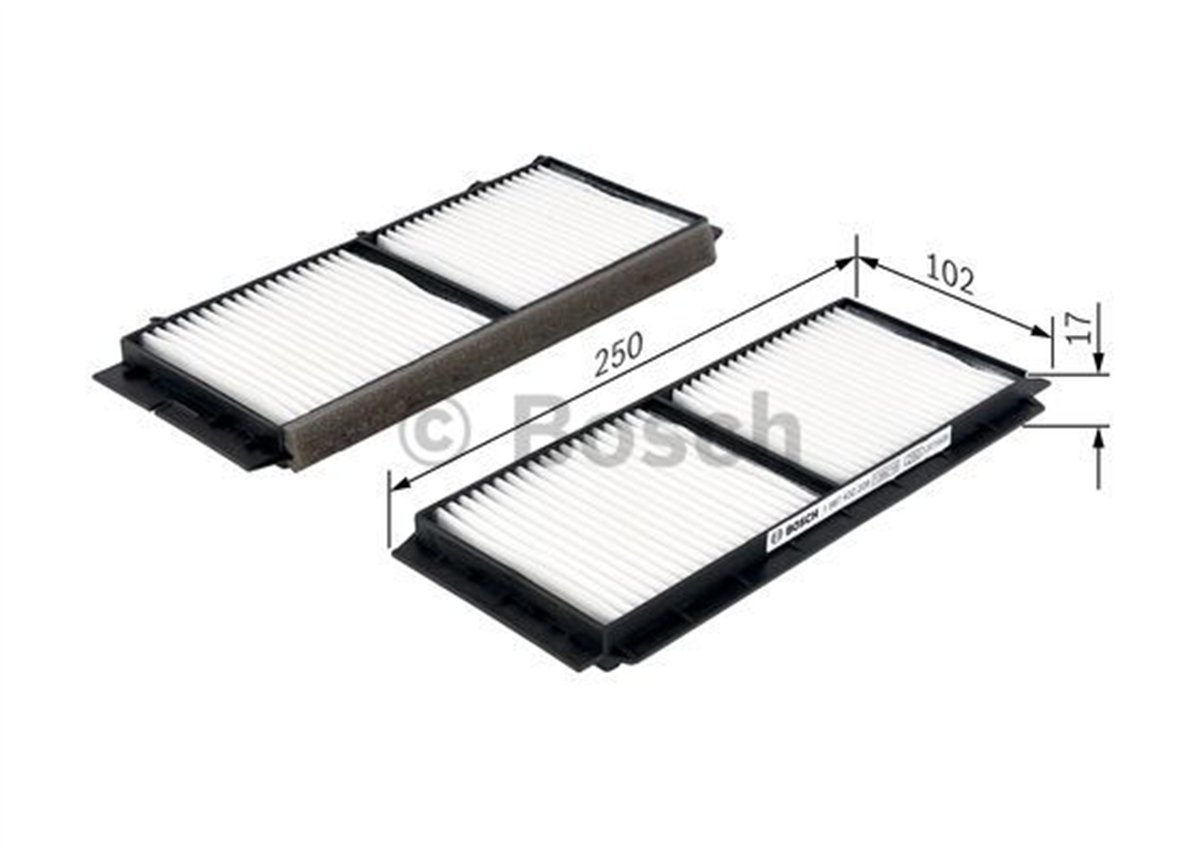 BOSCH 1987432209 - Polen Filtresi - Japon 