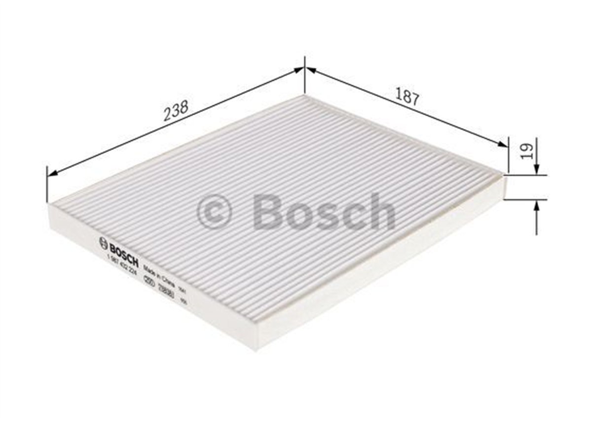 BOSCH 1987432224 - Polen Filtresi - Kore Ioniq/ix35/tucson/niro/sportage/sorento