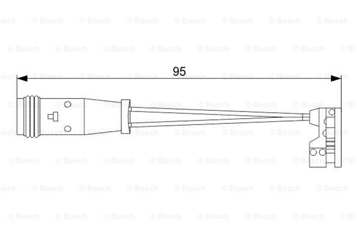 BOSCH 1987473006 - Fren Balata Fisi - Mercedes W164-166-251