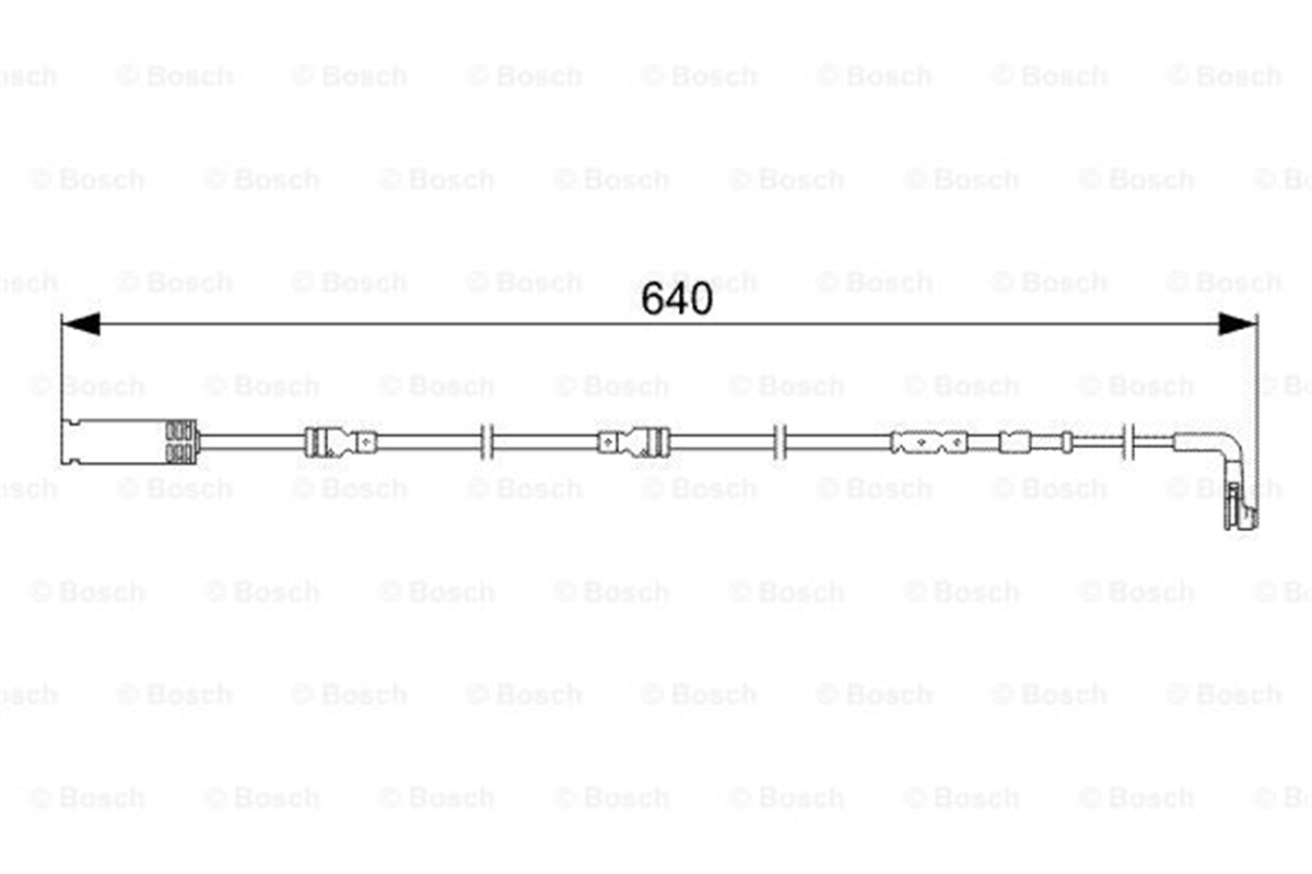 BOSCH 1987473045 - Diskbalataikazkablosu640mm - Bmw 
