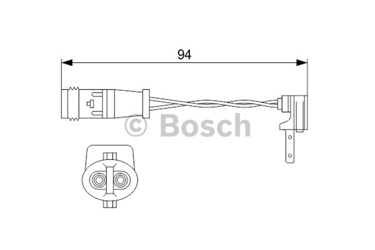 BOSCH 1987474553 - Fren Balata Fisi - Mercedes 176-242-246- 205-117-156