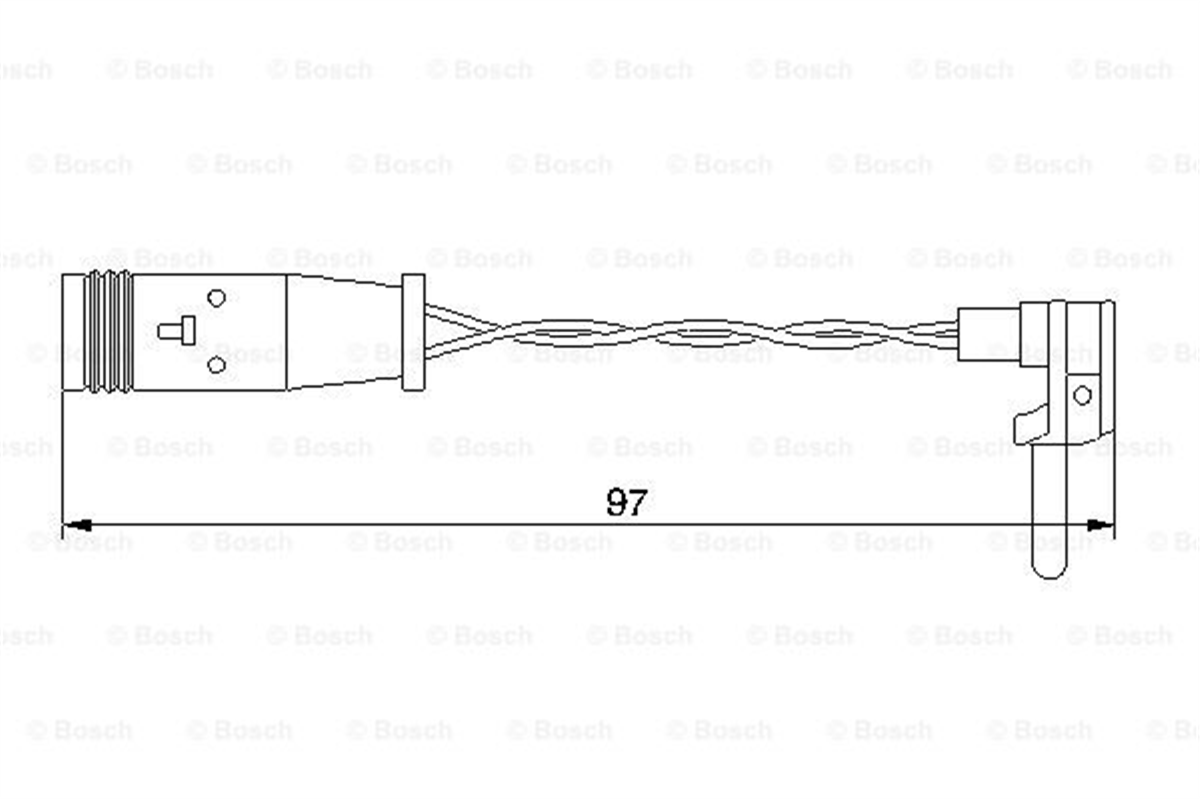 BOSCH 1987474966 - Fren Balata Fisi - Mercedes Bm