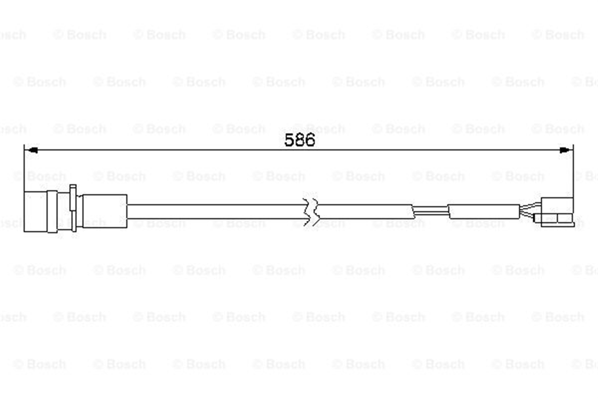 BOSCH 1987474985 - Fren Balata Fisi Arka - Vw 911