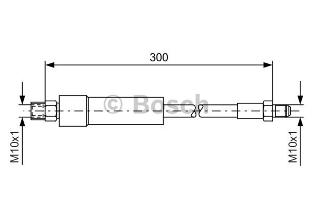 BOSCH 1987476074 - Frenhortumu30000mm - Bmw 